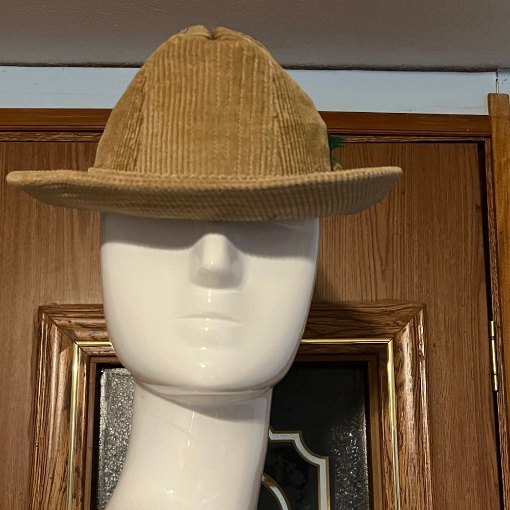 Stetson Fedora Corduroy Hat in Brown